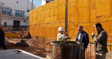 Las obras de la nueva biblioteca de Oropesa, en marcha Las obras de la nueva biblioteca de Oropesa, en marcha